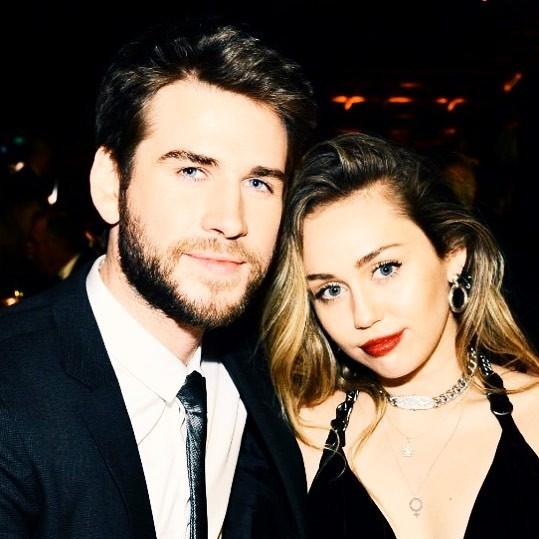 Liam Hemsworth e Miley Cyrus (Foto: Reprodução/Instagram)