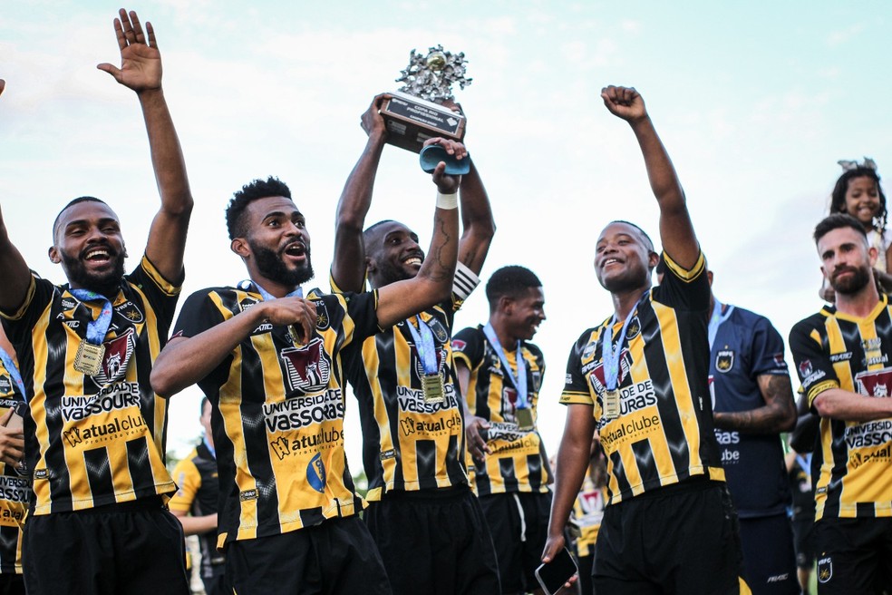 Volta Redonda vence a Portuguesa e é pentacampeão da Copa Rio — Foto: André Moreira/VRFC