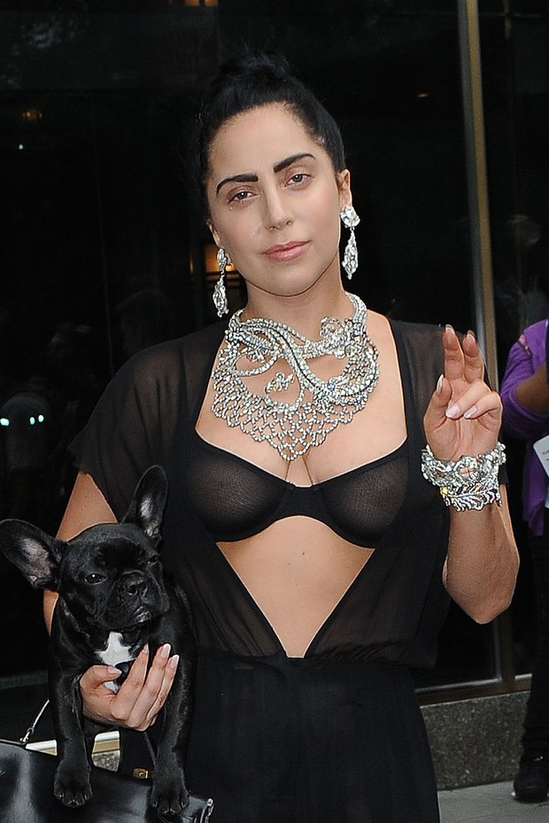 Lady Gaga em Nova York, nos Estados Unidos (Foto: Grosby Group/ Agência)