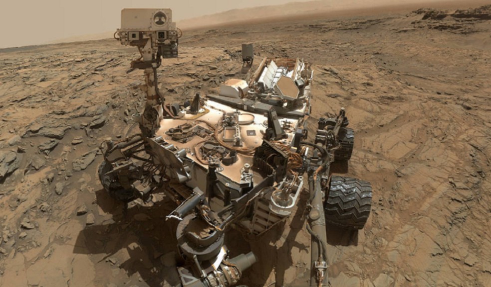 Curiosity pesa quase uma tonelada e tem tamanho semelhante ao de um carro SUV (Foto: Divulgação/Nasa)