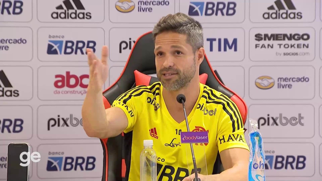 Diego menciona cobranças a William Arão e Vitinho e pede à torcida: 'Vamos refletir'