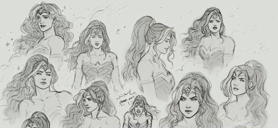 Faces da Mulher-Maravilha para a Future State, da DC Comics (Foto: Divulgação DC)