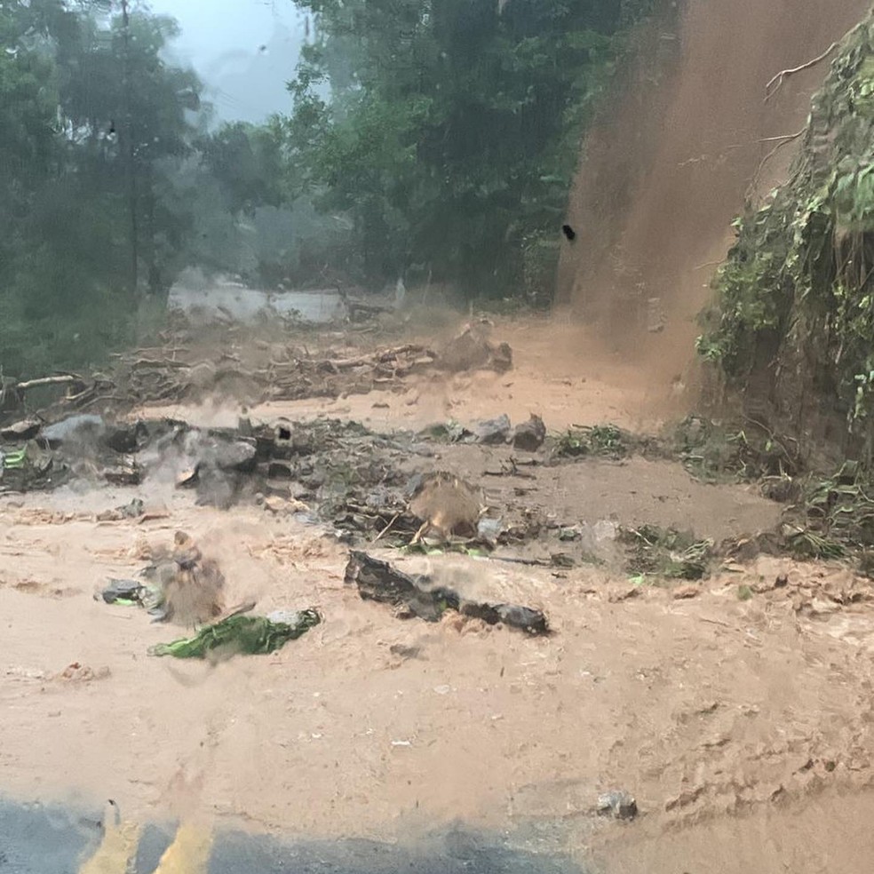 São Sebastião decreta calamidade pública — Foto: Divulgação/Prefeitura de São Sebastião