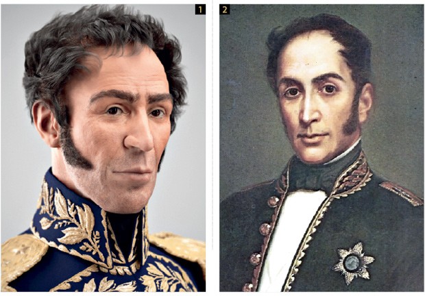 Mundo;Venezuela;Recessão;duas imagens de Simón Bolívar (Foto: Divulgação)