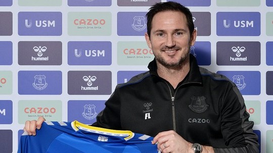 Everton anuncia Frank Lampard como novo treinador do clube