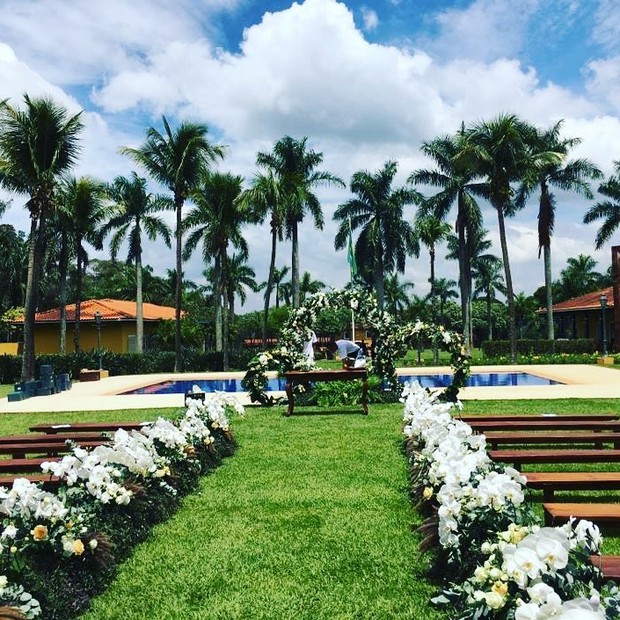 Cenário do casamento de Sorocaba com Bia Rodrigues (Foto: Reprodução Instagram)