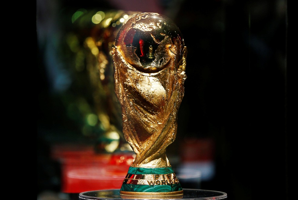 Taça da Copa do Mundo da Fifa — Foto: Muhammad Hamed/Reuters