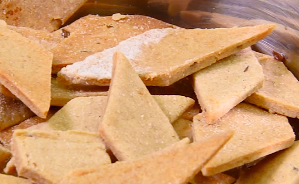 Biscoito 'Brasileirinho' de arroz e feijão tem alto valor nutricional, aponta pesquisa da Unicamp em Campinas. — Foto: Reprodução/EPTV