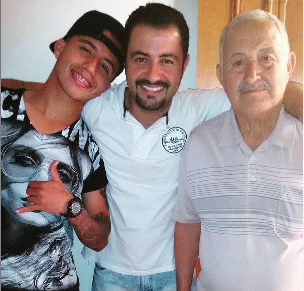 Pai e avô conectam Matheus Henrique com rivalidade de Grêmio e Palmeiras nos anos 90