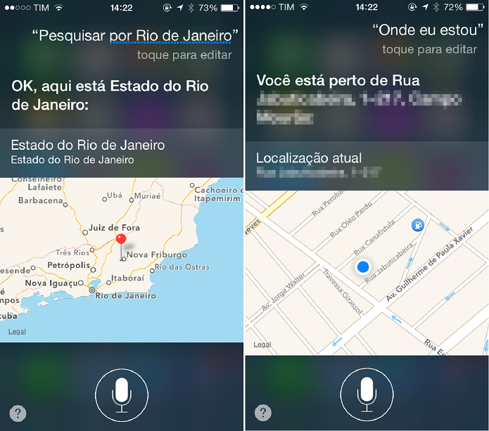 Se encontre usando a Siri (Foto: Felipe Alencar/TechTudo)