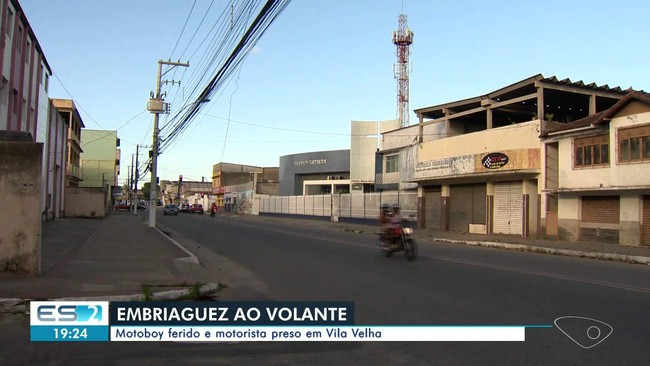 Motociclista é atropelado por motociclista bêbado no ES e tem duas pernas quebradas