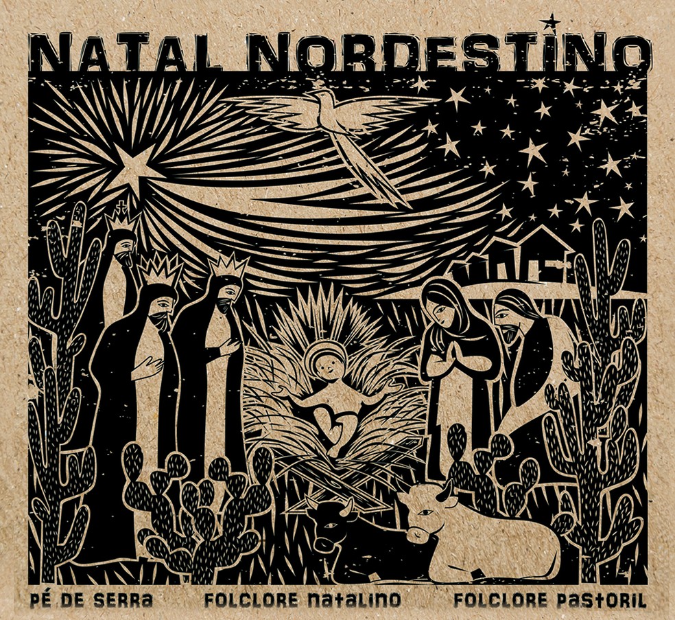 Capa do álbum Natal nordestino (Foto: Projeto gráfico de Branca Escobar)