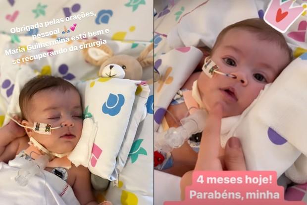 Leticia Cazarré atualiza o estado de saúde da filha (Foto: Reprodução/ Instagram)