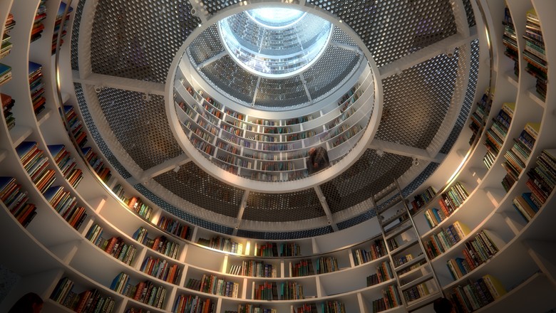 Silo biblioteca em Porto Alegre (Foto: Reprodução)