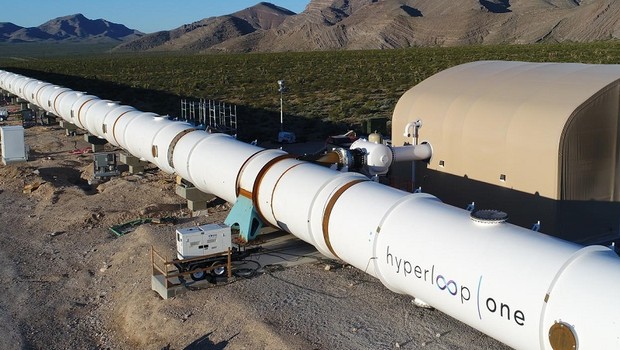 Túnel do Hyperloop One (Foto: Divulgação)