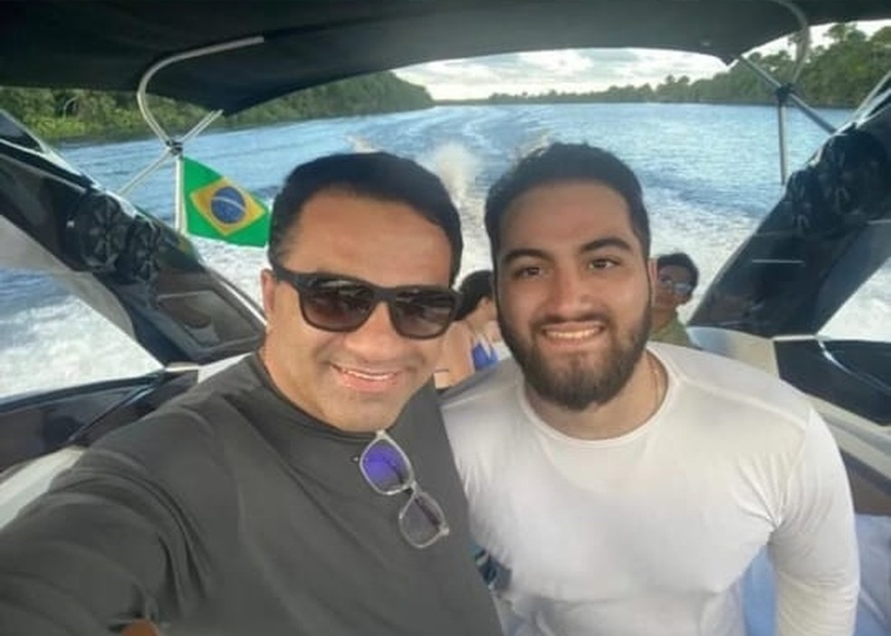 Deputado federal Josimar de Maranhãozinho (PL) e o filho Josimar Júnior — Foto: Reprodução/Redes sociais