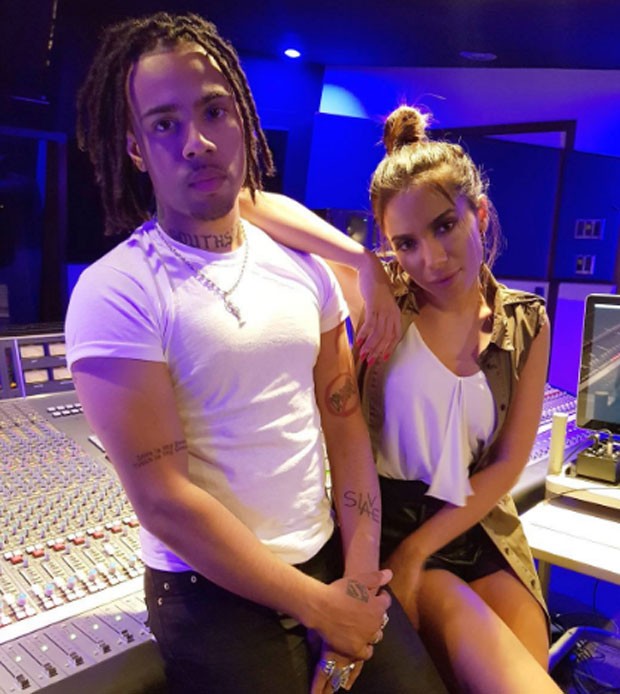 Anitta e o rapper Vic Mensa (Foto: Reprodução/Instagram)