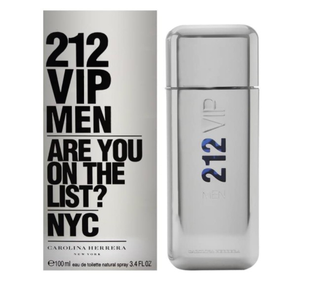 212 Vip Men Carolina Herrera - Perfume Masculino - Eau de Toilette - 100ml, Carolina Herrera (Foto: Divulgação)