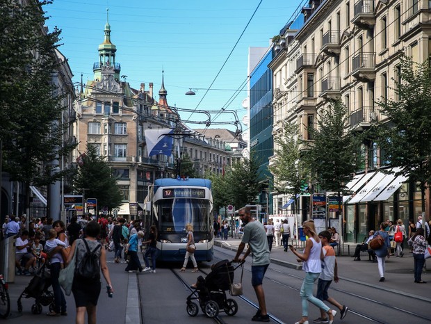 Zurique, na Suíça, é uma das poucas cidades europeias entre as dez melhores do mundo (Foto: Getty Images)
