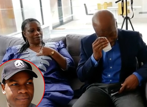 Samson e Abigail Boyega caem no choro ao ganhar mansão de John Boyega (Foto: Reprodução / Instagram)