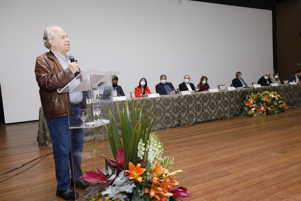 Renato Janine Ribeiro na sessão Solene de Abertura da 74ª Reunião Anual da SBPC — Foto: Ministério da Ciência, Tecnologia e Inovações (MCTI)/Divulgação