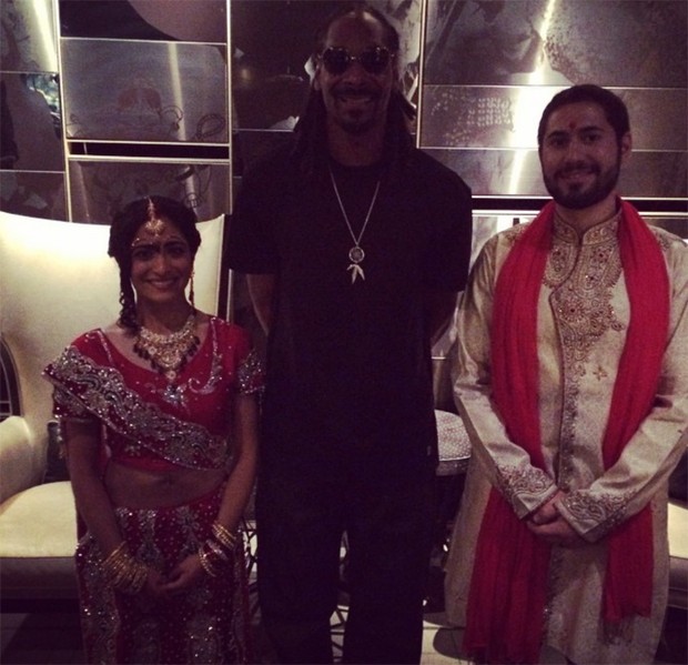 Snoop Dogg estava em Chicago quando tirou fotos com um casal (Foto: Reprodução / Instagram)