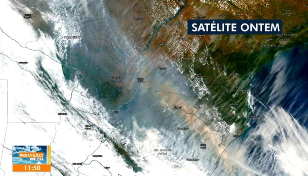 Fumaca De Queimadas Da Regiao Da Amazonia Chega Ao Oeste De Santa Catarina Daynews