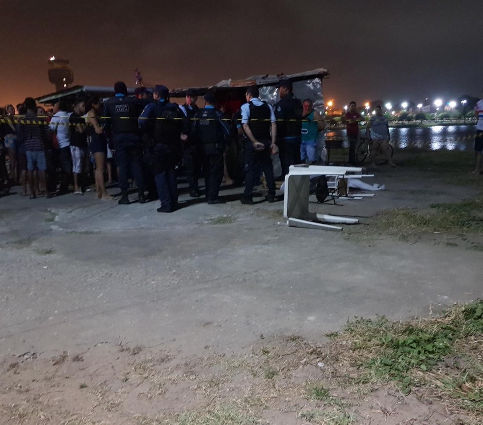 Francisco Anderson, 24, foi executado a tiros na Lagoa do Opaia, em Fortaleza. â€” Foto: Rafaela Duarte/ Sistema Verdes Mares