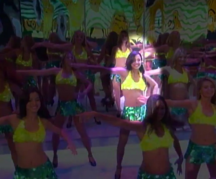 Thaissa Carvalho na época de bailarina (Foto: TV Globo)