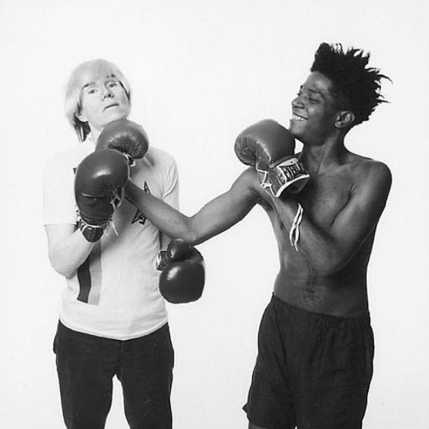 Andy Warhol e Jean-Michel Basquiat (Foto: Reprodução Instagram)