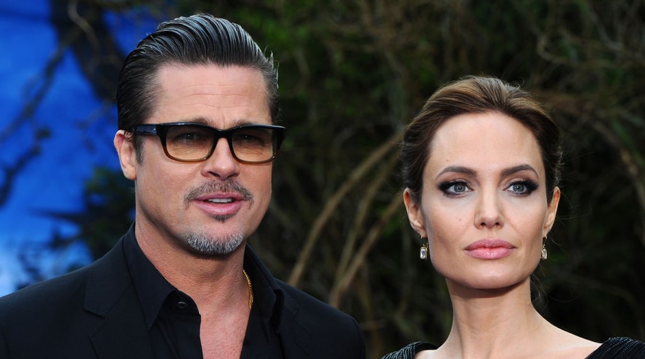 Brad Pitt e Angelina Jolie (Foto:  Anthony Harvey/Getty Images)