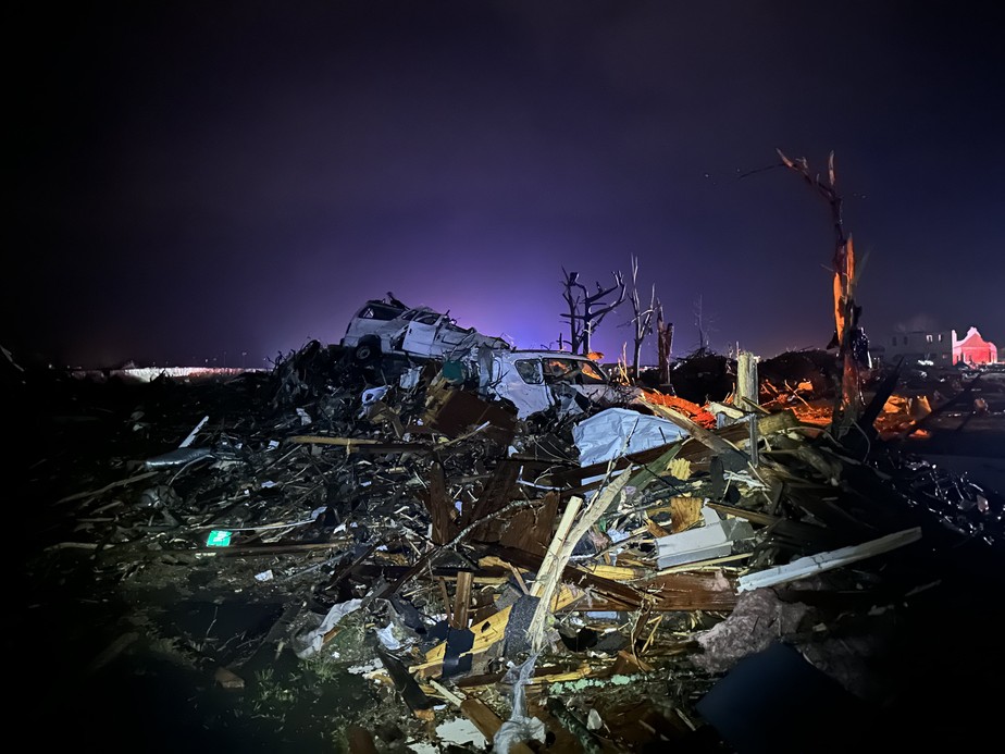 Tornado em Mississipi, nos EUA