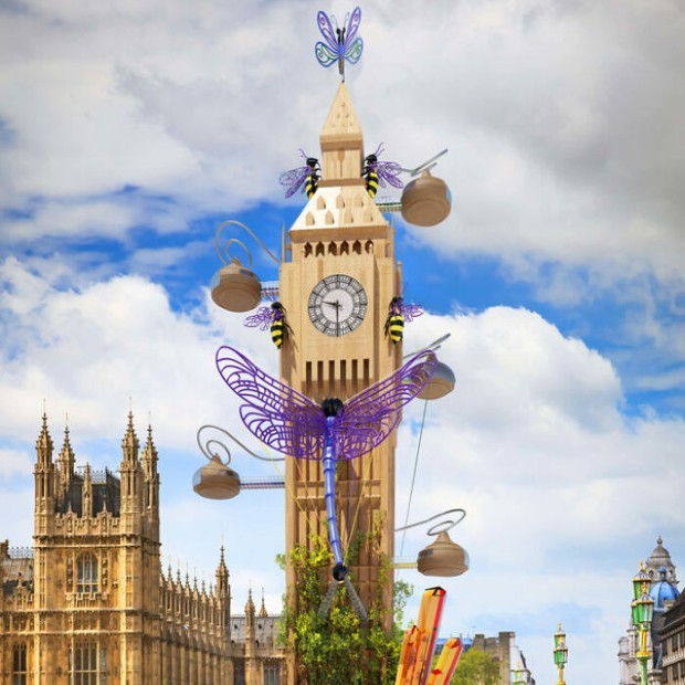 Big Ben, ilustração 3D (Foto: Barratt Homes)