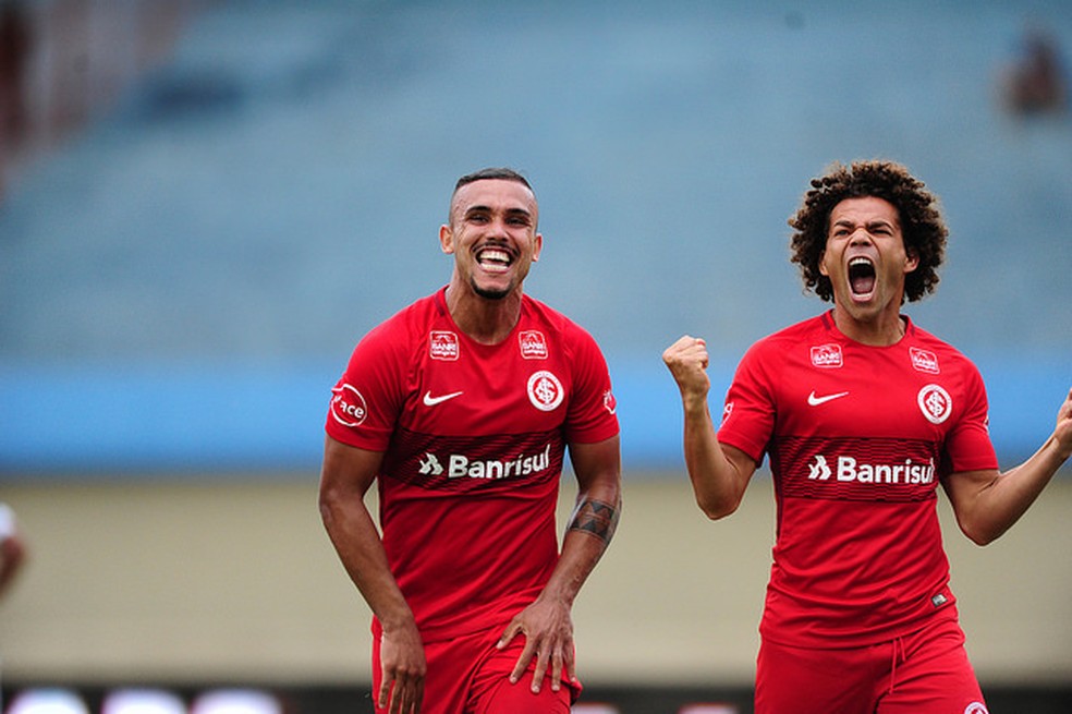 William Pottker e Camilo fizeram a diferença para o Inter contra o Goiás  (Foto: Ricardo Duarte / Inter, DVG )