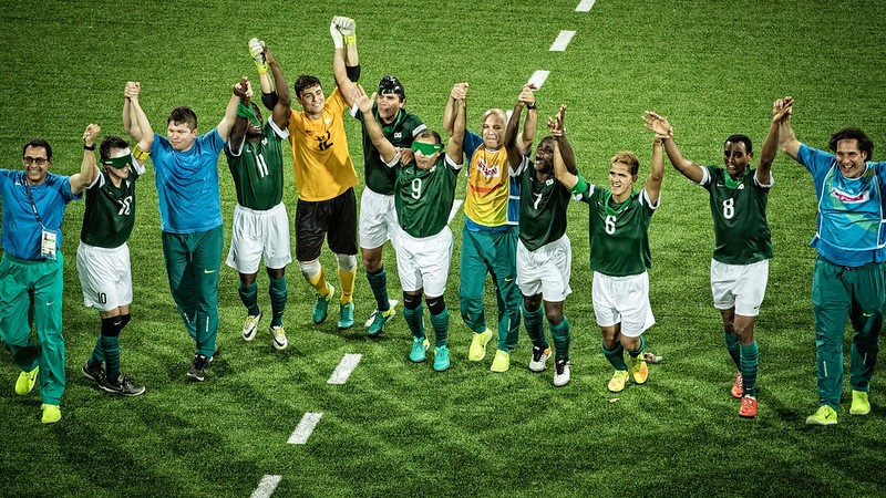Futebol de 5 do Brasil: rumo ao penta (Foto:  Flickr da CPB - fotos de divulgação)