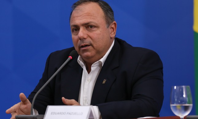 O general Eduardo Pazuello, ministro interino da Saúde