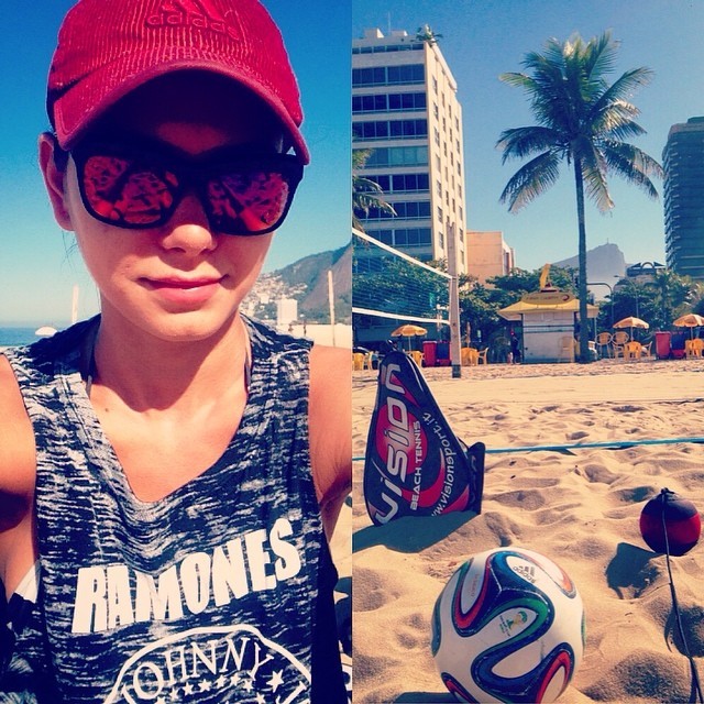 Letícia mostra como foi o treino, no Instagram (Foto: Instagram)