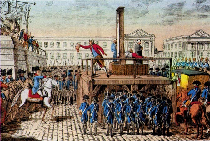 Execução do rei Luís 16 (Foto: Reprodução)