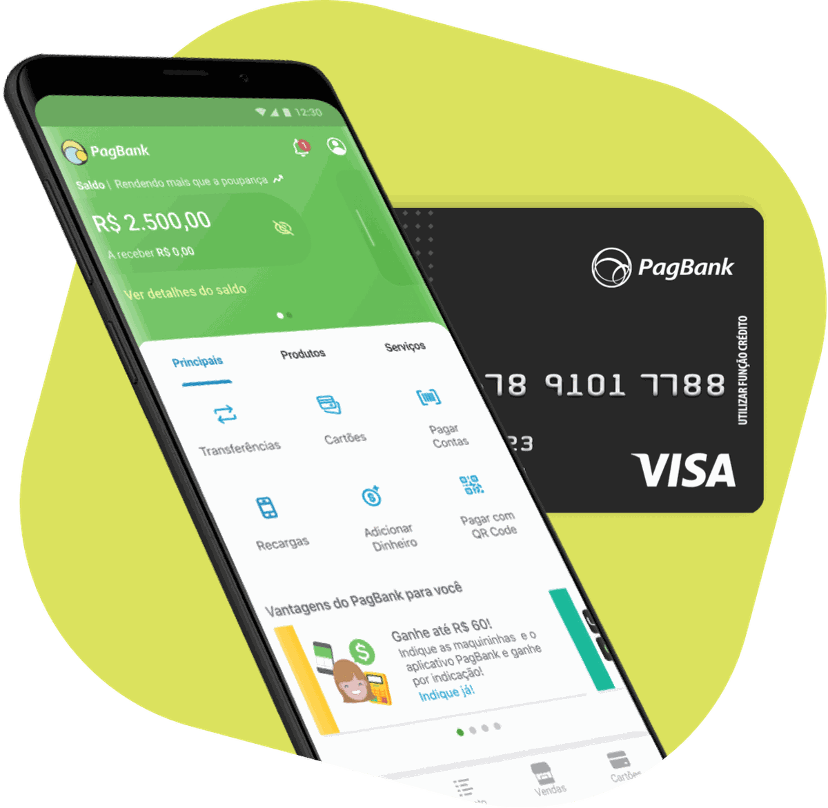 Como ver a senha do cartão PagBank