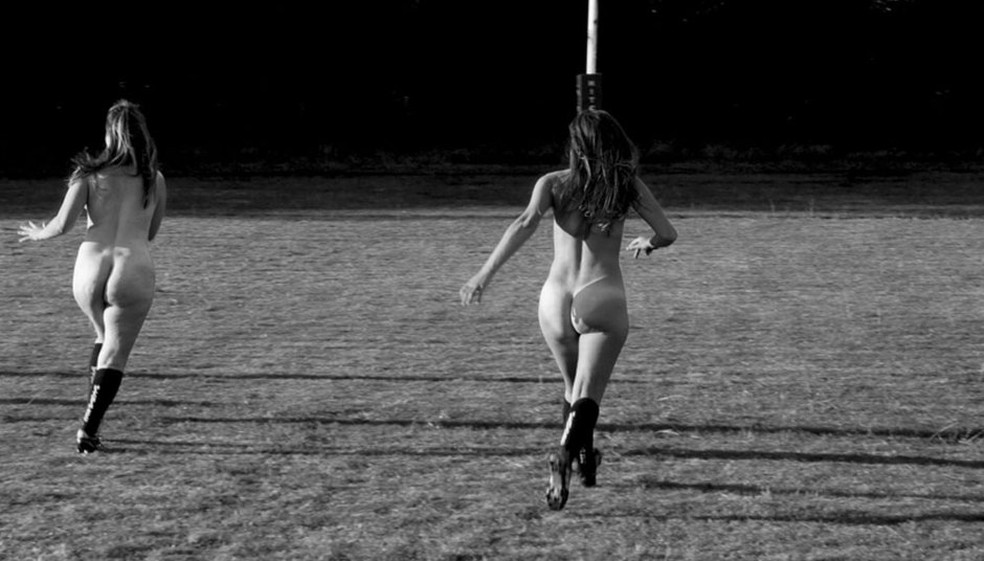 Calendário rugby Hitchin Ladies Rugby Club (Foto: Divulgação)