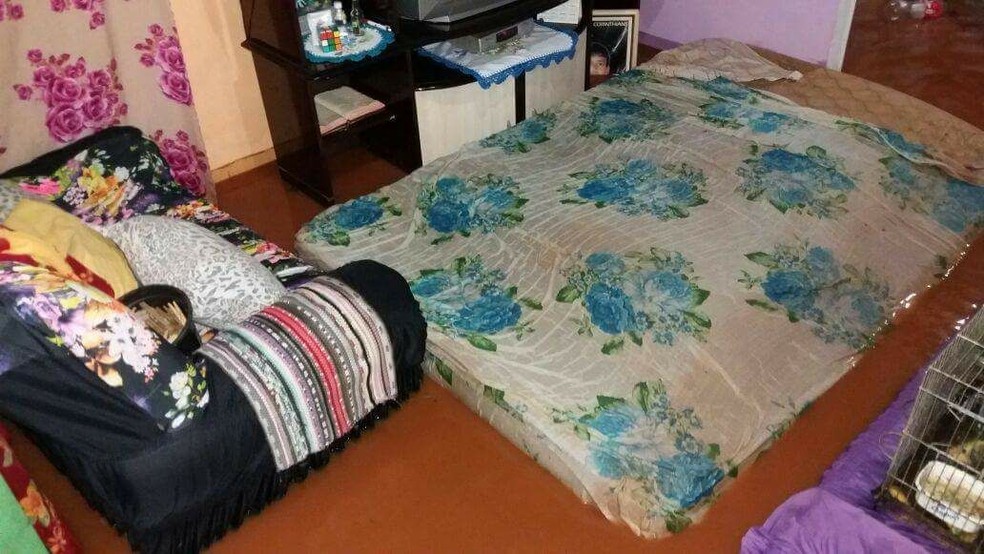 Chuva provocou alagamento de casas em Ouro Verde (Foto: José da Silva/Cedida)