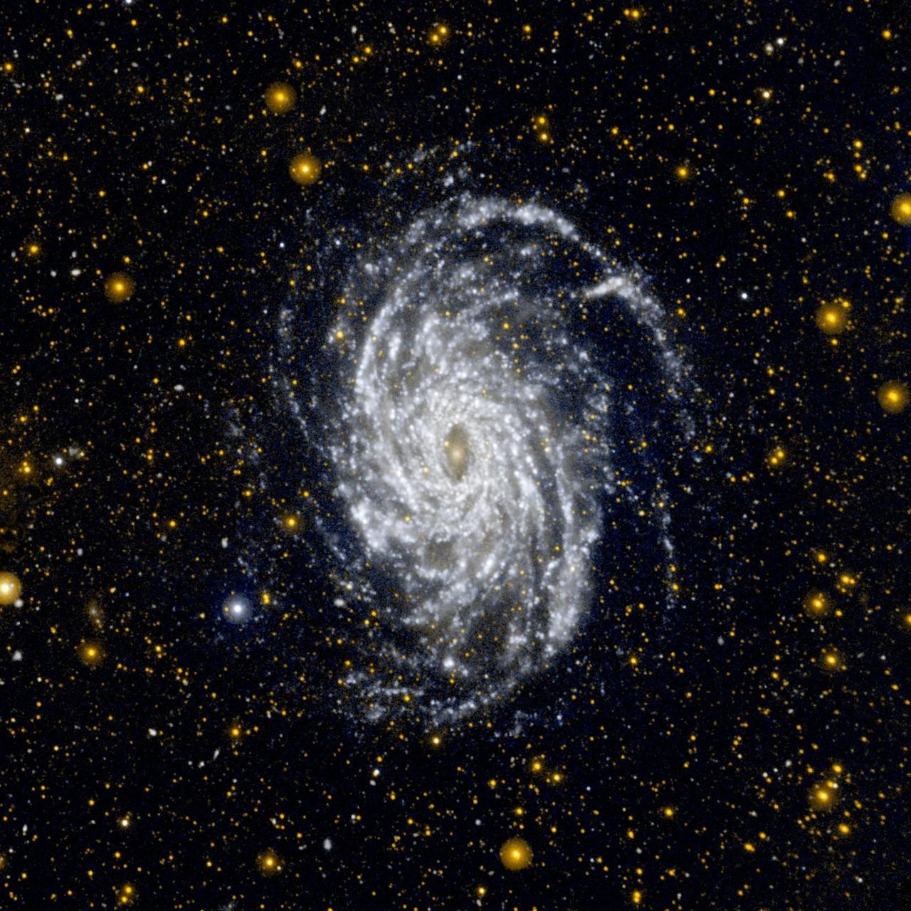 NGC 6744, uma das galáxias mais similares à Via Láctea, localizada no universo local  (Foto:  NASA/JPL-Caltech)