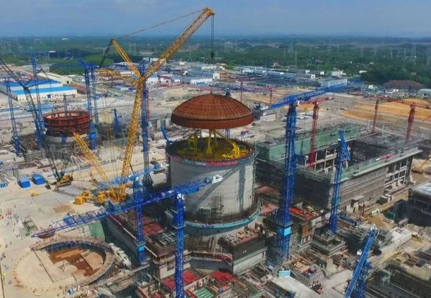 A China construiu várias usinas de energia, mas a da província de Gansu é única no mundo (Foto: Getty Images via BBC)