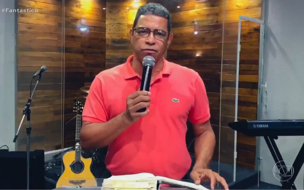 Pastor Esney Martins da Costa, de Goiânia, Goiás — Foto: Reprodução/TV Anhanguera