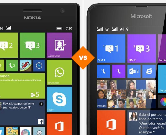 Lumia 730 ou 535: qual celular da Microsoft é o melhor? (Foto: Arte/TechTudo)