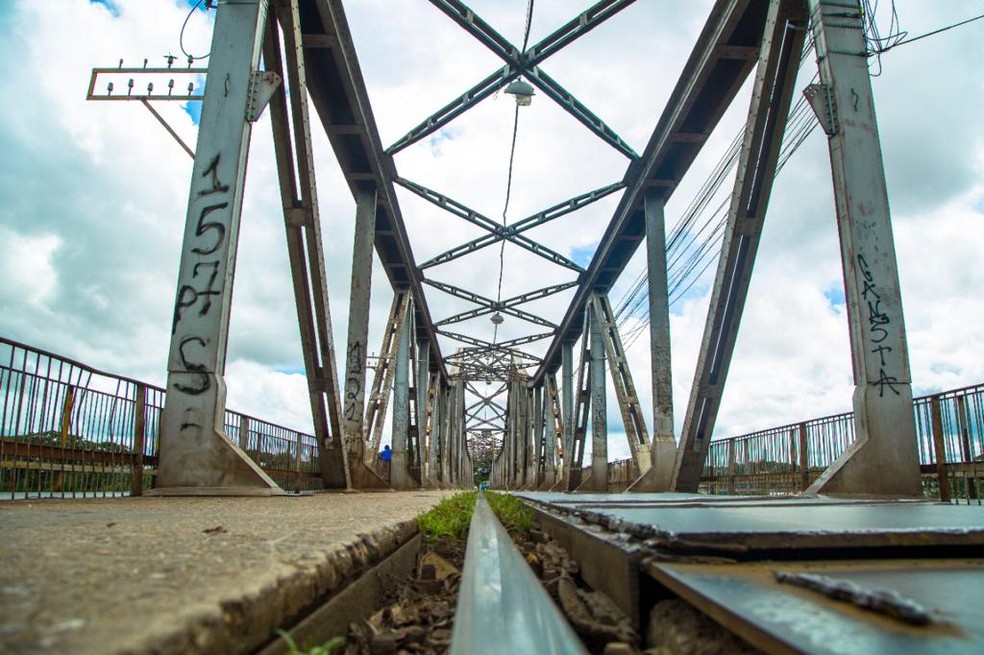 Ponte Metálica, que liga Timon (MA) à Teresina (PI), será interditada por 15 dias.  — Foto: Divulgação/Prefeitura de Timon