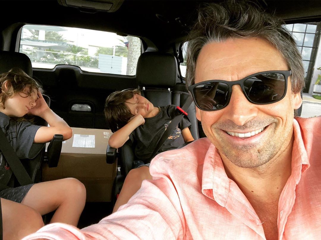 Murilo Rosa com a família na Florida (Foto: Reprodução Instagram)