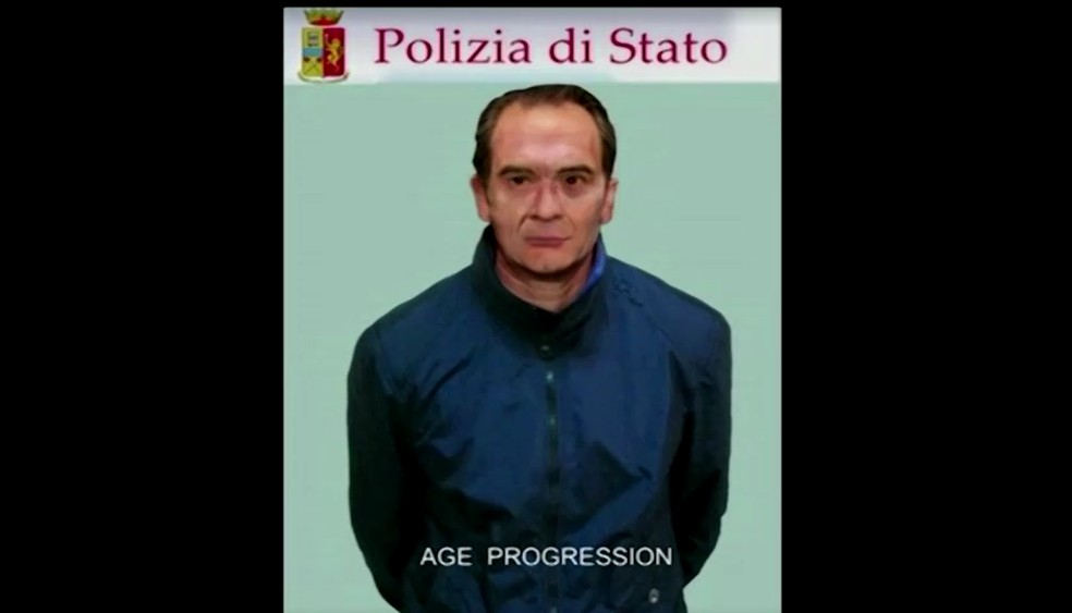 Matto Messina Denaro é preso na Sicília após 30 anos foragido — Foto: Carabinieri Military Police/via Reuters
