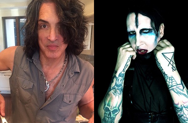 Paul Stanley / Marilyn Manson (Foto: Twitter)