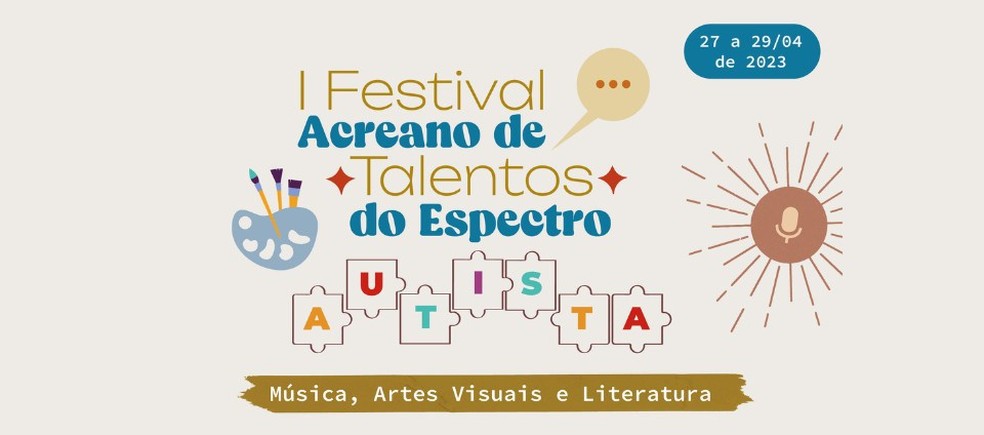 Festival de talentos será realizado nos dias 27, 28 e 29 de abril na Ufac e no Via Verde Shopping, em Rio Branco — Foto: Divulgação